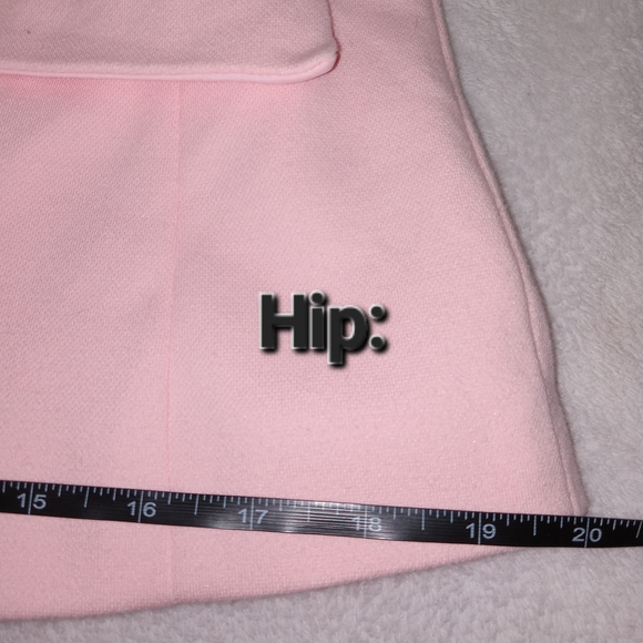 Talbots Petite Aberdeen Pique Knit Pink Lined 2-Button Blazer Size 10P - Picture 13 of 14